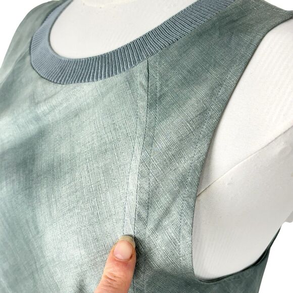 ATHLETA Sleeveless Round Neck Zephyr Refined Tank Top Small Green NWOT - Picture 8 of 14